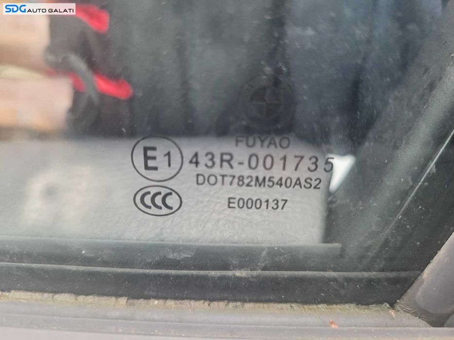 Geam Sticla Culisant de pe Usa Stanga Fata BMW Seria 3 F30 2010 - 2018 Cod 43R00175 [C2326]