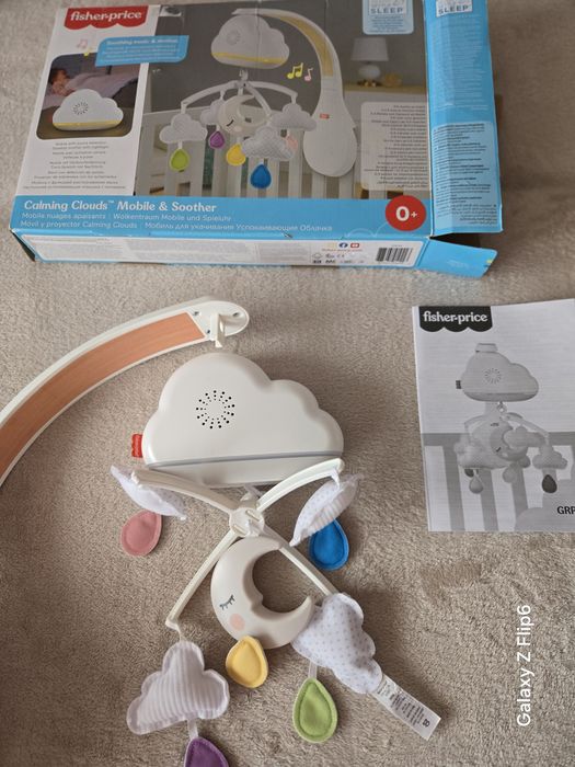 Fisher-price Въртележка за легло и нощна лампа