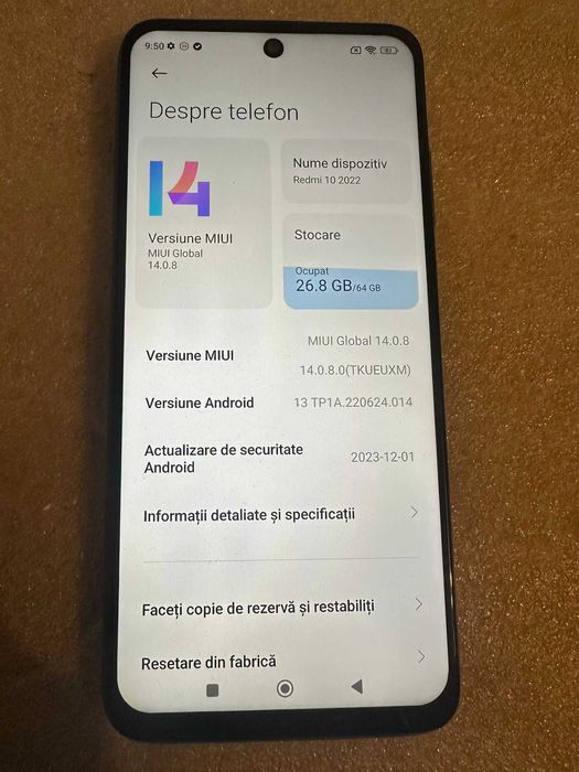 Xiaomi Redmi 2022 64 Gb 4 Gb +1 Impecabil Liber de retea