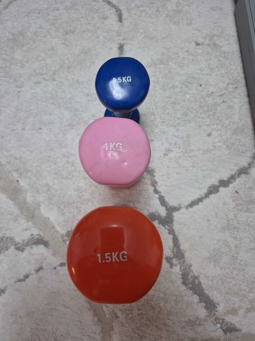 Banca ajustabila + set gantere