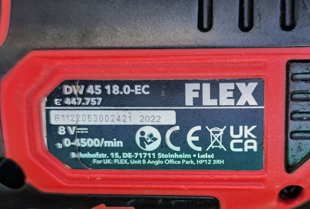 Акумулаторен винтоверт FLEX DW 45 18.0-EC/2.5 Set