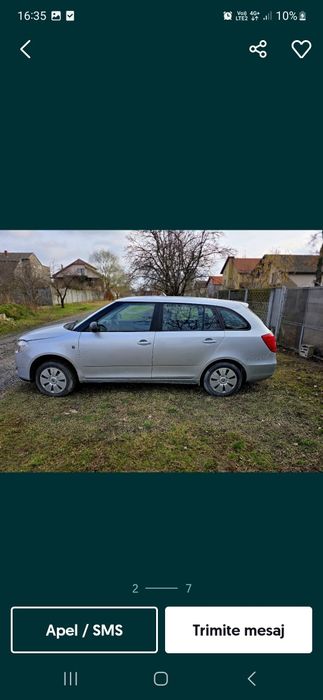 Dezmembrez skoda fabia 2 1.4 tdi