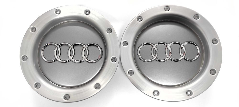 Капачки за АУДИ/AUDI - 146 мм. Цвят: сребристо-сив и сребристо-черен
