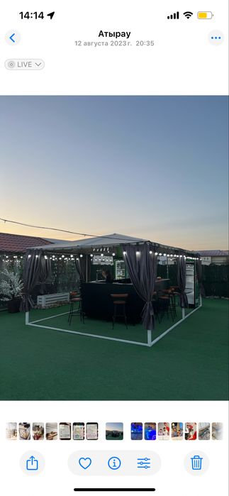 Навесы тапчан стол стулья