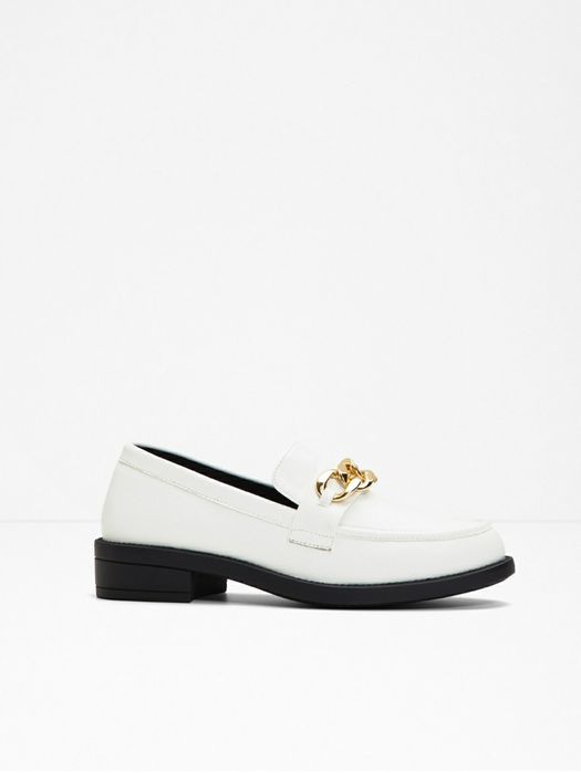 Pantofi dama ,piele eco ,albi cu detalii aurii,moi,comozi 38