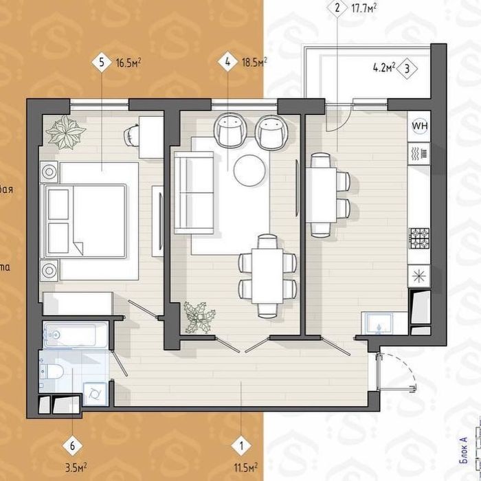 Срочно продаётся 2 ком Новостройка ЖК Узбегим