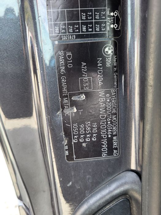 Bara fata m pachet bmw e92,e93 nonfacelift