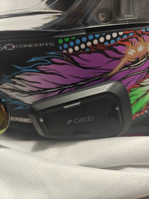 Cască moto Suomy track-1 cu cardo spirit HD