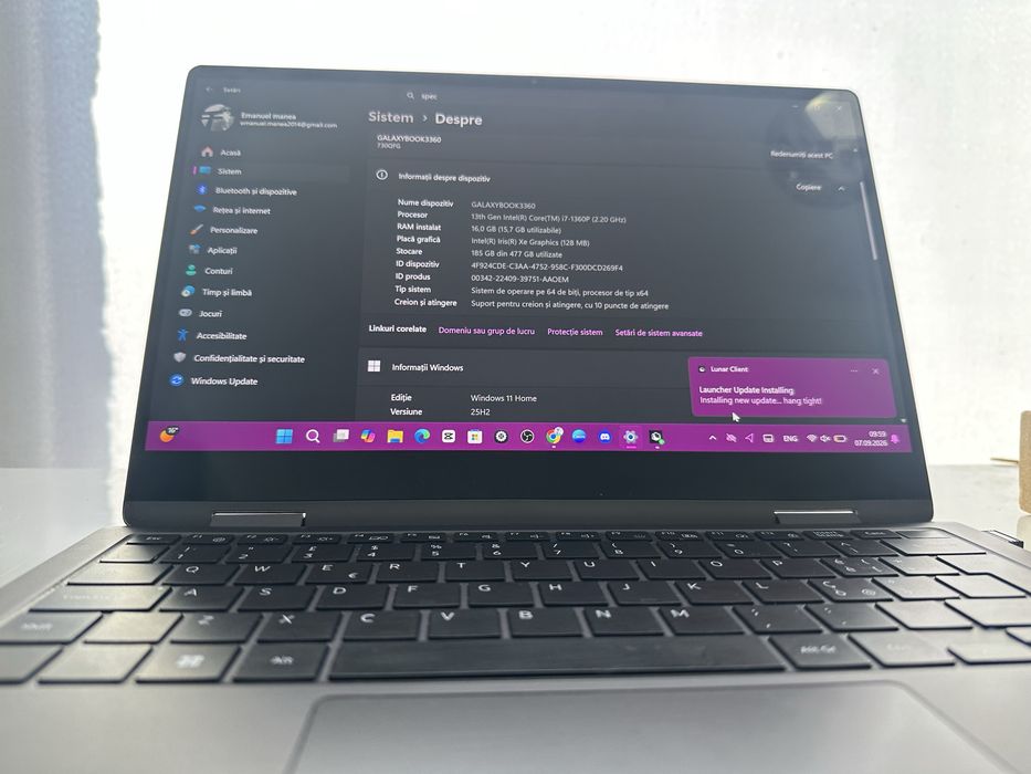 Vand Galaxy book 3 360