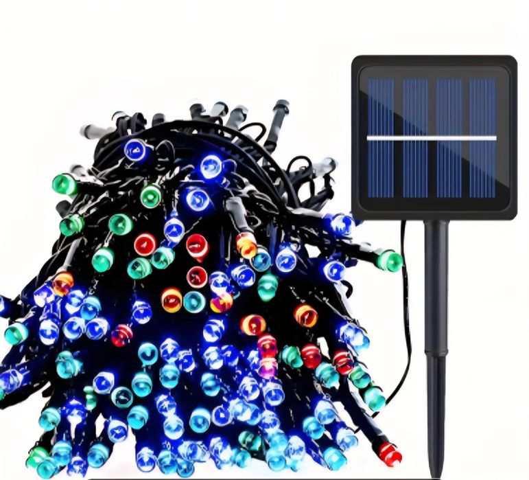 Instalatie brad Crăciun cu încărcare solara 12m NOUA