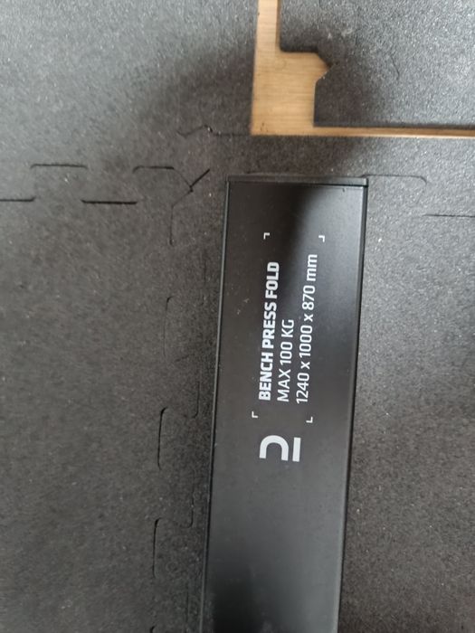 Bancă forță reglabilă + set haltere 38kg