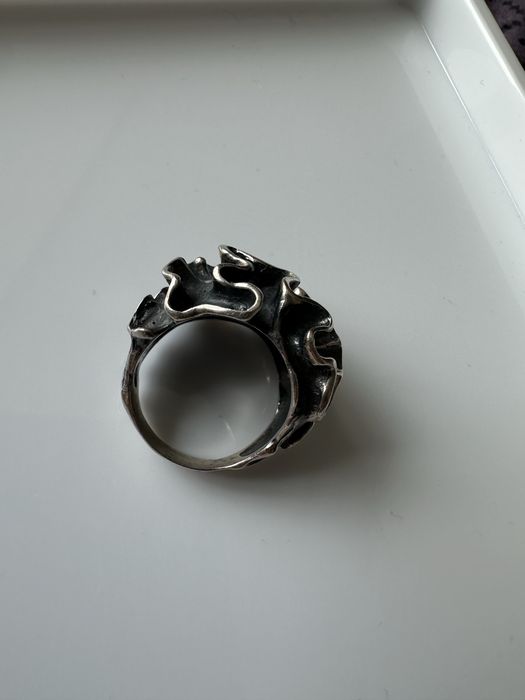 Перстень. Серебро капельное, 925 проба