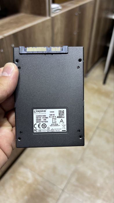 SSD диск Kingston A400 480GB 2.5" SATA III