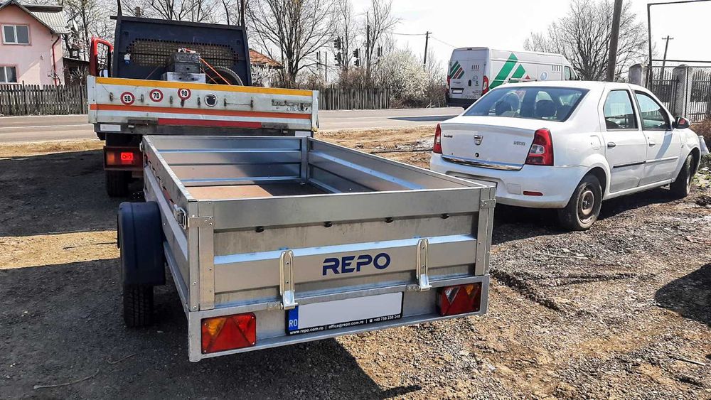 Remorca 750 kg, Remorca Repo, carte RAR inclusa, remorca ATV