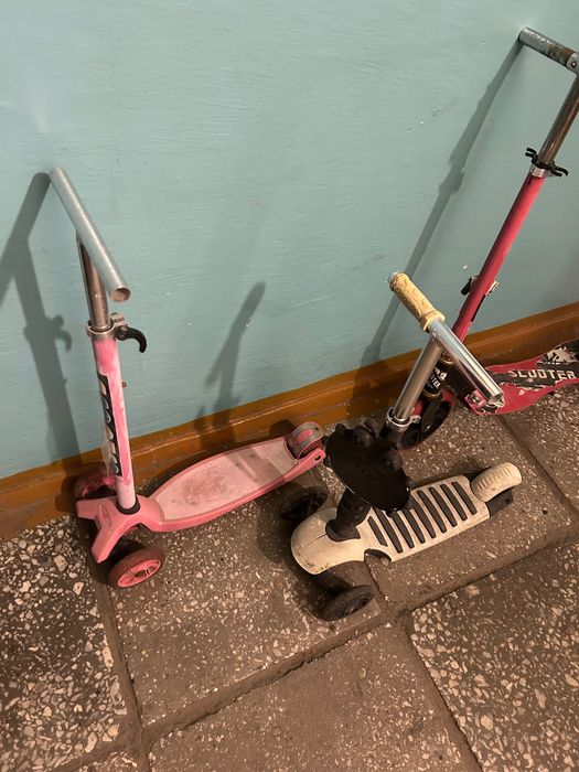 Самокаты детские три штуки