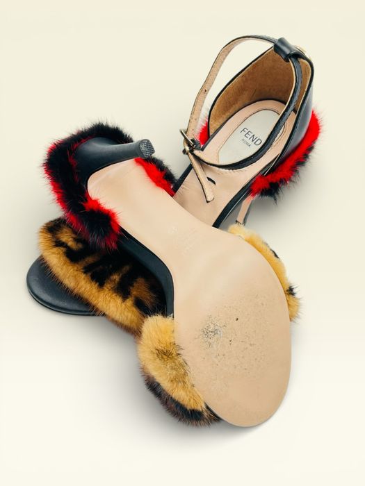 Fendi оригинални дамски обувки на ток