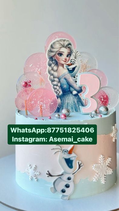 Детские торты назаказ Алматы! Рулет!/ БентоПирог Свадебные торты Торты