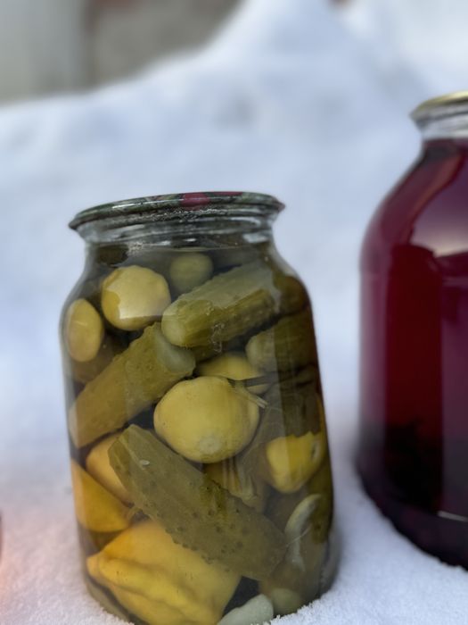 солёные огурцы помидоры