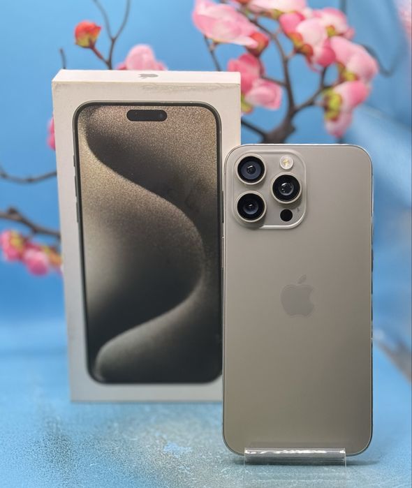 Apple iPhone 15 Pro Max, 256GB, 5G, Natural Titanium