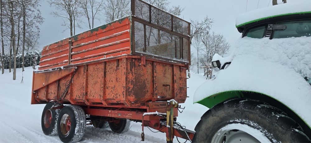 Remorca basculabila tandem tractor 10 tone