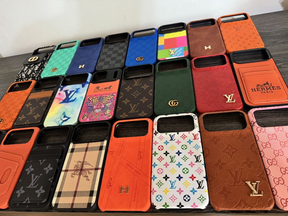 Husa Premium OffWhite Gucci LV Louboutin - iPhone 17 Pro Max 17 Pro  -