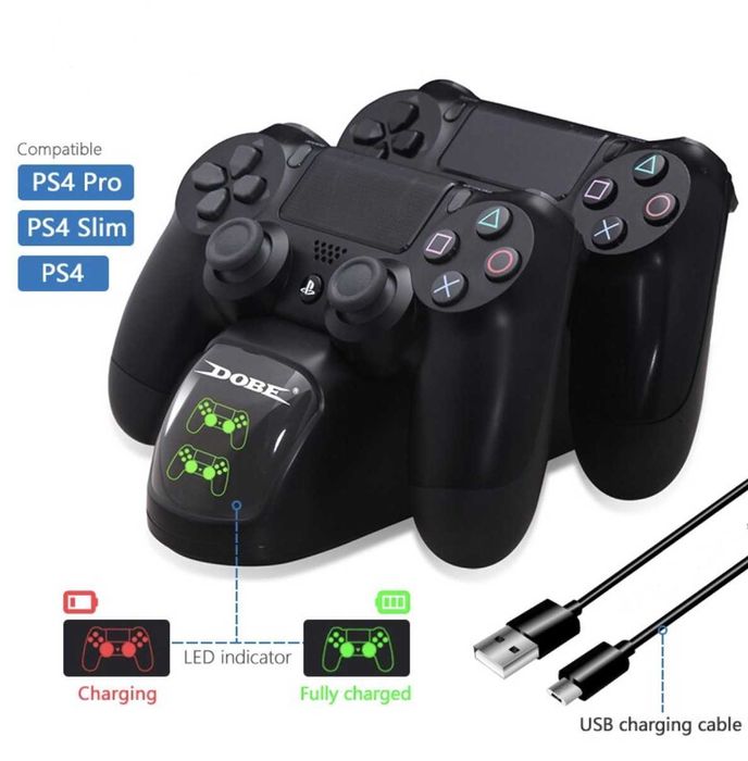 Оптом Док станция для PS4 джойстиков (Новые в упаковке)