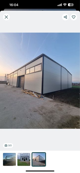 Vand hala metalica de 20 m x40 m x5 m