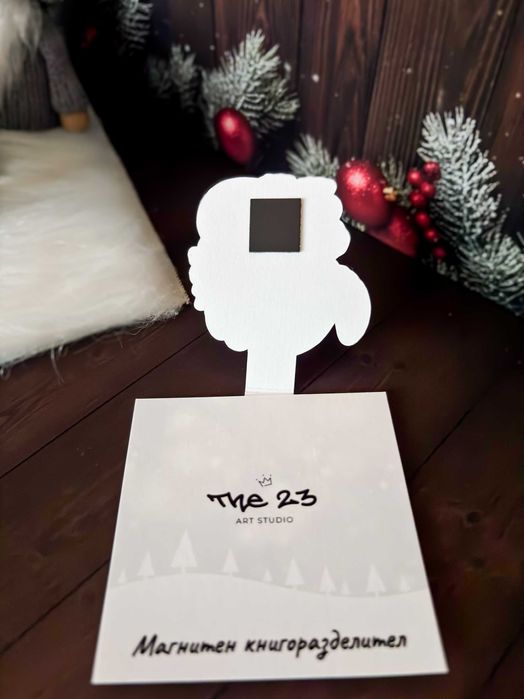 Коледни магнитни книгоразделители Стич
