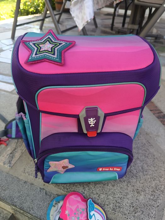 Немска ученическа раница Step by step за 1-4 клас