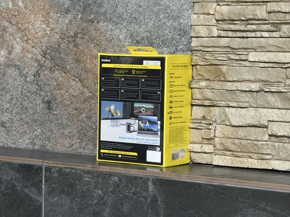 Baseus Nomos NU1 Air Spacemate 12-in-1 Docking Station/ Nou, Sigilat