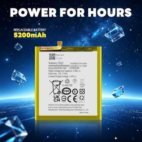 Нова Батерия за Samsung Galaxy S22 5G 5200mAh EB-BS901ABY с инструменти Ремонтен комплект