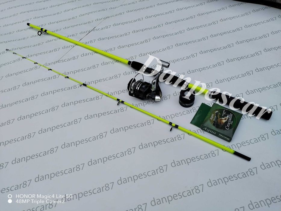 SET Lanseta BOLENTINO 2.10m + Mulineta SAIMINO X4000 si 150m fir