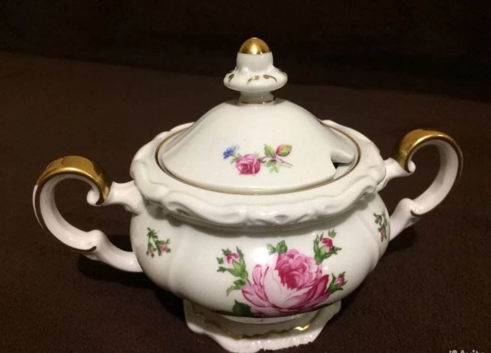 Фарфоровый чайный сервиз "WEIMAR, Katharina 2052, LUX" на 6 персон