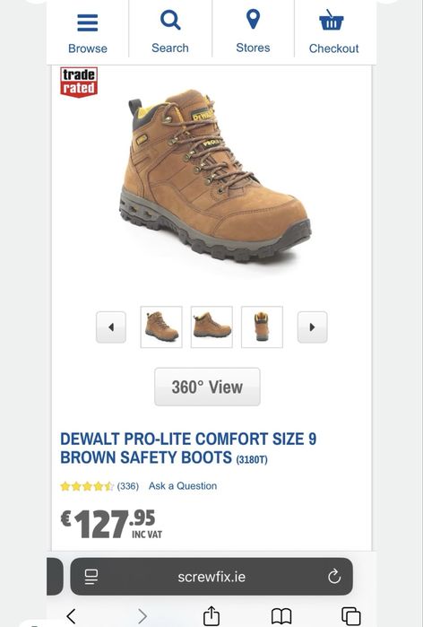 Dewalt предпазни обувки