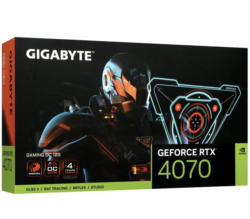 Продам видеокарту Gigabyte 4070 gaming oc