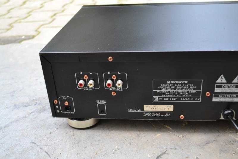 Cd Player Pioneer PD 8700 DEFECT