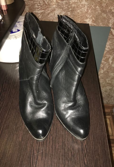 полусапожки кожаные