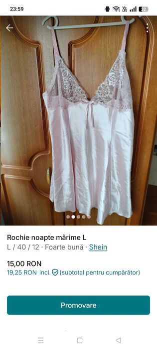 Rochie noapte dama mărime L