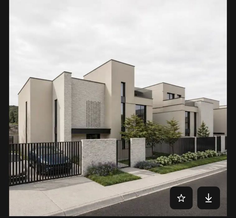 Casa individuala premium cu terasa rooftop  panoramica
