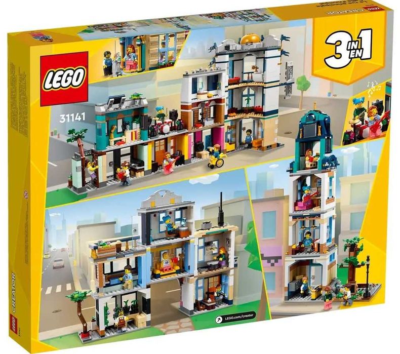 НОВО LEGO Creator 3 в 1 31141 - Главна улица