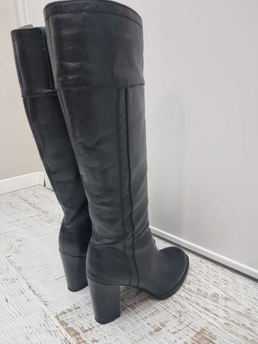 Nine West Ботуши естествена кожа 37.5 номер