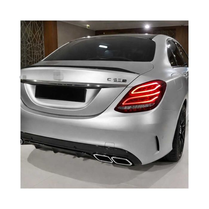 Eleron portbagaj auto Mercedes Clasa C W205 2014-2020 negru piano black
