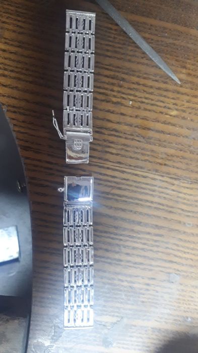 часы Мактайм   с серебро браслетом