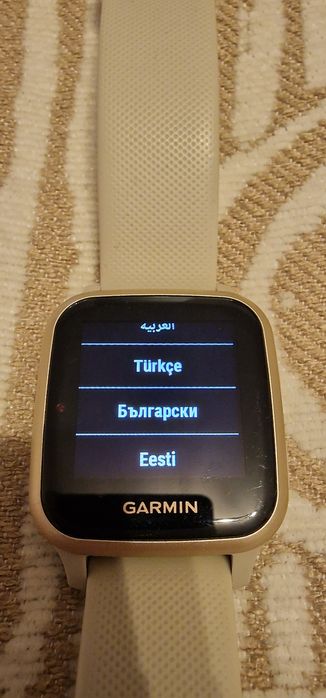 Смарт часовник Garmin Venu Sq 2 Music Peach Gold/ Ivory Band
