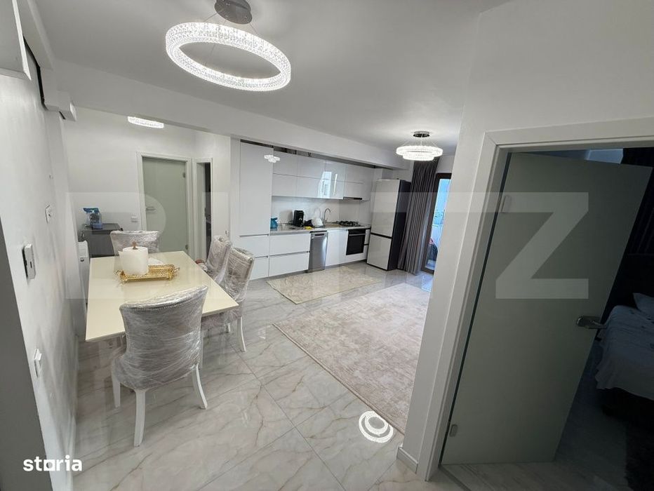 Apartament superb cu 3 camere, 58 mp, finisaje de lux, langa Parcul Po — fotografia 1
