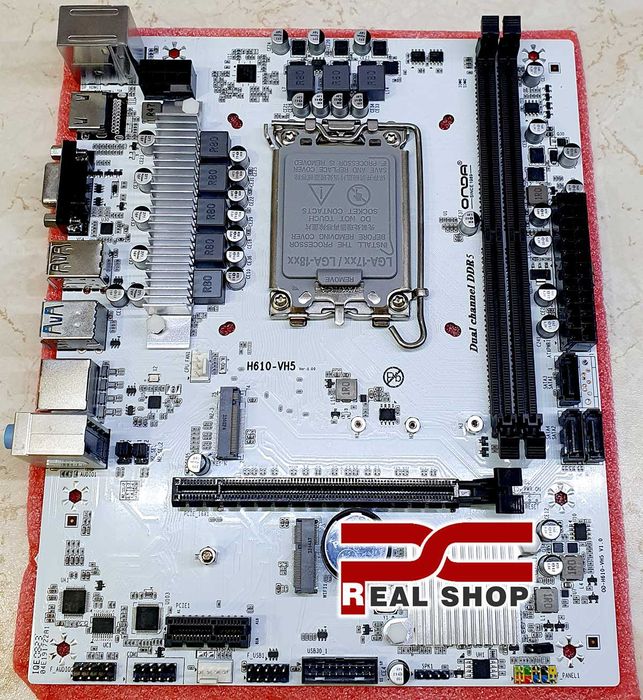 Intel-White! ONDA H610M-VHW + Intel Core i5 12400F + 8GB DDR5