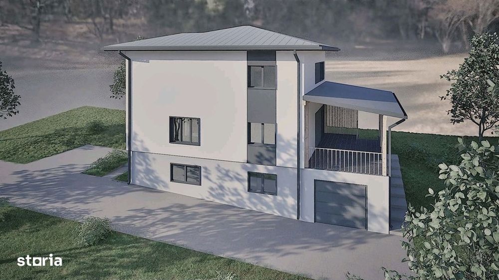 Casă de vânzare în Moara – 190 mp utili + garaj 31 mp, terasă  32 mp