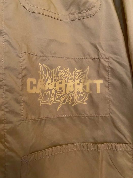 Brain Dead x Carhartt WIP Chore Coat Light Jacket Brown S/M