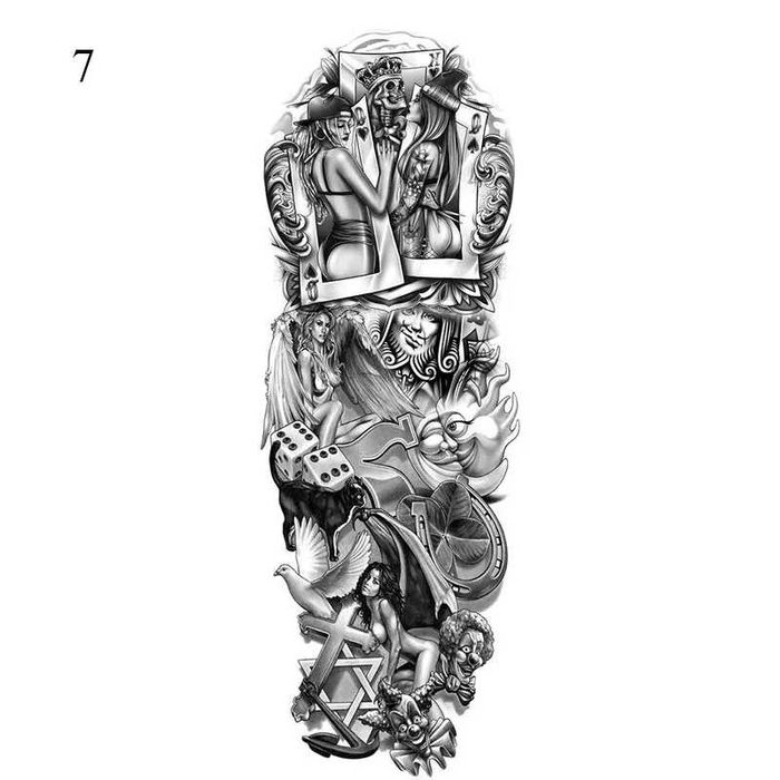 -NOU-Tatuaje Temporare Adulti Brat Antebrat Rezistente -30%