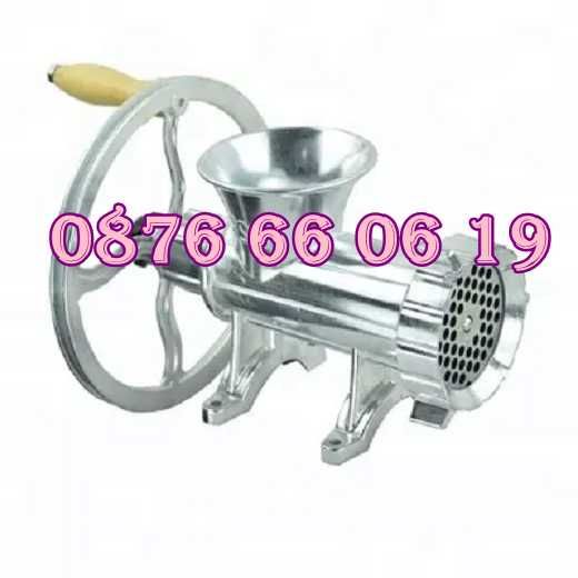 Алуминиева Месомелачка №32 смотор и стойка, мелачка за месо, приставки